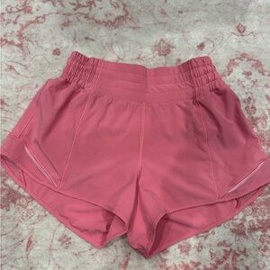 LULULEMON HOTTY HOT SHORT SIZE 4 Women's Pink Athletic Shorts